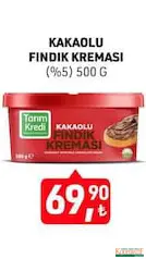 TARIM KREDİ KAKAOLU FINDIK KREMASI 500 G fiyat ve kampanya bilgisi